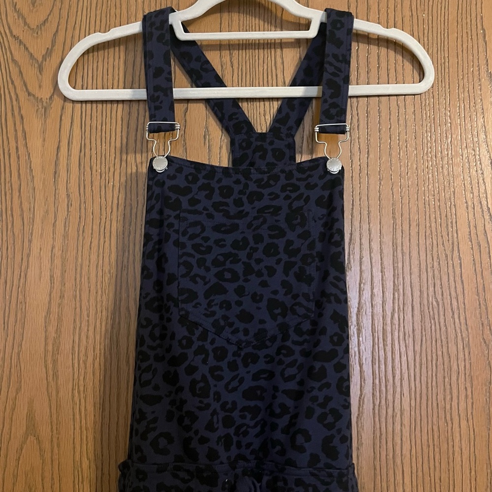 Lulu’s Blue Cheetah Overalls